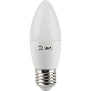 Светодиодная лампа ЭРА LED B35-7W-827-E27 диод, свеча,тепл Б0028479