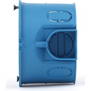 Установочная коробка ЭРА КУТС 68х45мм для твердых стен саморез, стыковочные узлы синяя IP20 Б0039186