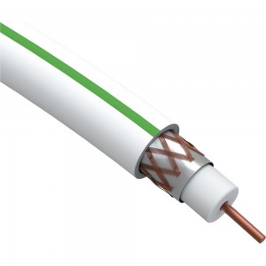 Коаксиальный кабель ЭРА SAT 703 B,75 Ом, Cu/, PVC, цвет белый Б0044613