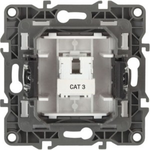 Телефонная розетка ЭРА 12310513 RJ11, IP20, Эра12, бронза Б0019343