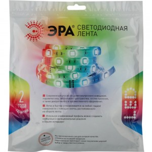 Светодиодная лента ЭРА LS5050-14,4-60-24-65-RGB-5m Б0043115