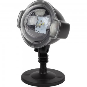 LED-проектор ЭРА ENIOP03 Падающий снег, мультирежим, холодный свет, 220V Б0041644