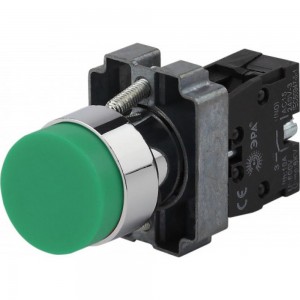 Кнопка управления ЭРА LAY5-BL31 без подсветки, зеленая, 1з, 20/200/6000 Б0045671