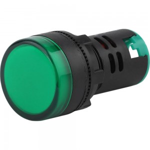 Лампа ЭРА AD22DS(LED)матрица, d22мм, зеленый, 24В, AC/DC, 10/1000/12000 Б0045611