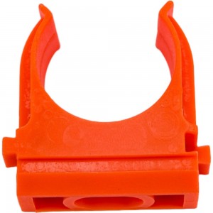 Крепеж-клипса ЭРА оранжевый, для трубы d-20 мм, 10 шт. Б0051807