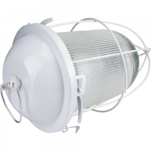 Светильник с решеткой ЭРА НСП 41-200-003 Желудь сталь стекло IP54 E27 max 200Вт белый Б0052020