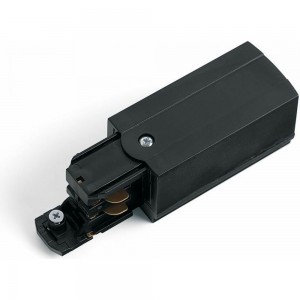 Коннектор для трехфазного шинопровода ЭРА STR-30-B-CN-PL типа PL кабельный ввод лев. черн, Б0049740