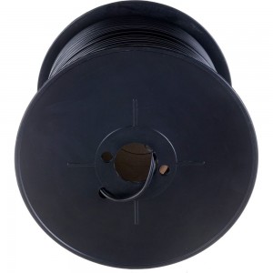 Кабель для аналогового видеонаблюдения ЭРА KK-0.5-PE ККСП-2x0,5 мм, бухта 200 м, чёрный, Б0052741