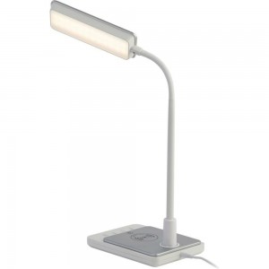 Настольный светодиодный светильник ЭРА NLED-499-10W-W с основанием, белый Б0052776