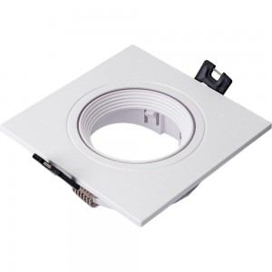 Встраиваемый декоративный светильник ЭРА KL921 WH MR16/GU5.3 белый, пластиковый Б0054374