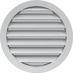 Решетка вентиляционная круглая 12.5РКМ (150 мм; алюминиевая; с фланцем 125 мм) ERA 86-682