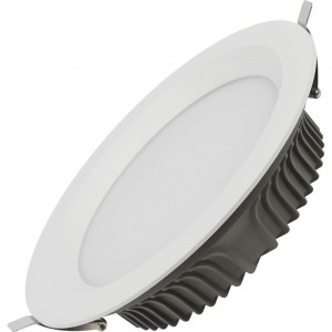 Светодиодный светильник даунлайт ЭРА SDL-10-90-40K-W35 встраиваемый круглый 35Вт 4000K 3150лм D225x65, Б0049712