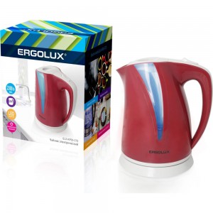 Чайник ERGOLUX ELX-KP03-C73 вишневый13116
