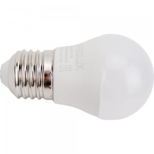 Электрическая светодиодная лампа Ergolux LED-G45-9W-E27-4K Шар 9Вт E27 4500K 172-265В 13177