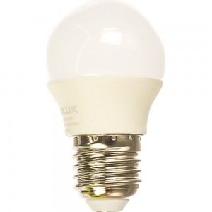 Электрическая светодиодная лампа Ergolux LED-G45-7W-E27-6K Шар 7Вт E27 6500K 172-265В 12877