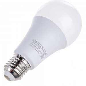Светодиодная лампа Ergolux LED-A65-25W-E27-6K ЛОН, 25Вт, E27, 6500K, 180-240В 14228