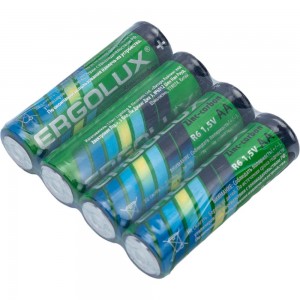 Батарейка Ergolux R6SR4, 1.5В, R6, SR4 12441
