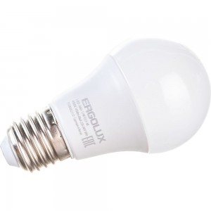 Светодиодная лампа ЛОН Ergolux LED-A60-11W-E27-4K 11Вт Е27 4500К 220-240В, ПРОМО 14459