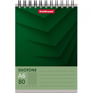 Блокнот ErichKrause Duotone Next на спирали, А6, 80 листов, клетка 44989