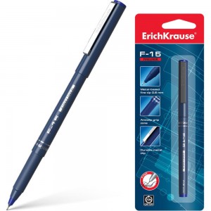 Капиллярная ручка ErichKrause F-15, синий 37102