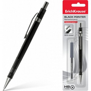 Механический карандаш ErichKrause Black Pointer НВ 44808