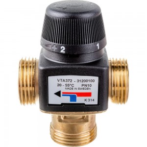 Термостатический смесительный клапан ESBE VTA372 20-55С G1 KVS3.4 3120 01 00
