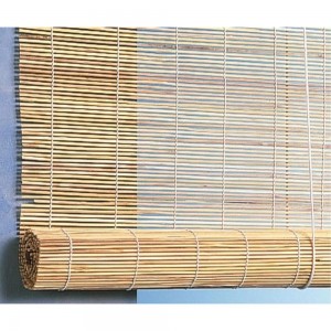 Бамбуковая рулонная штора Эскар натуральная, 120х160 см 71000120160