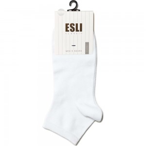 Мужские короткие носки ESLI CLASSIC 14С-120СПЕ, р.27, 000 белый 1001330420030015000