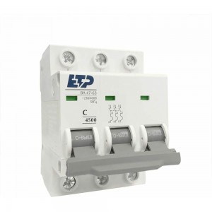 Автоматический выключатель ETP 3P 20А тип C 4,5 кА ЕТР 11319