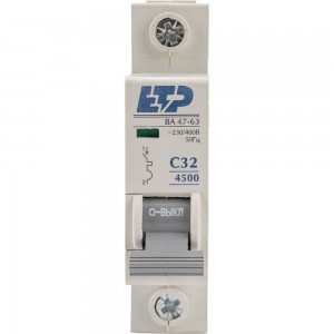Автоматический выключатель ETP 1P 32А тип C 4,5 кА 11123