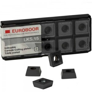 Комплект сменных режущих пластин для фаскоснимателей B60 и B60S 10 шт. EUROBOOR LKS.15
