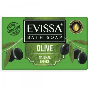 Банное глицериновое мыло EVISSА пвх пленка, 150 гр., оливка М4063