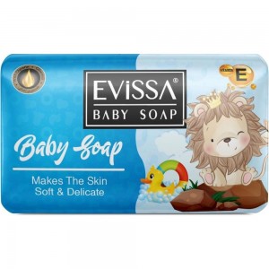 Детское туалетное мыло в картонной упаковке EVISSА 90 гр., Синее М5152