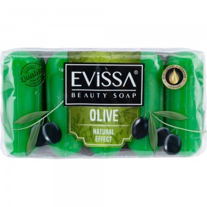 Туалетное мыло EVISSА ecopack 5x55 гр., оливка М1802
