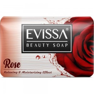 Туалетное мыло EVISSА в картонной упаковке, 100 гр., роза М2601