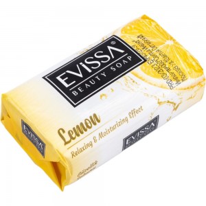 Туалетное мыло EVISSА в картонной упаковке, 100 гр., лимон М5015