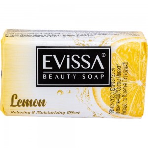 Туалетное мыло EVISSА в картонной упаковке, 100 гр., лимон М5015
