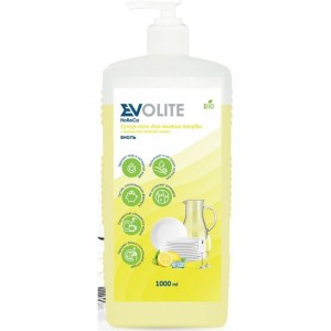 Средство для ручного мытья посуды EVOLITE ледяной лимон Биоль 315.1