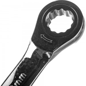 Накидной трещоточный ключ 10х12мм на держателе ЭВРИКА ER-71012H