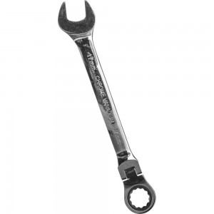 Комбинированный трещоточный шарнирный ключ 17мм ЭВРИКА ER-61017H