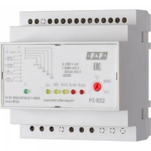 Четырехуровневое реле контроля уровня жидкости F&F PZ-832, EA08.001.005
