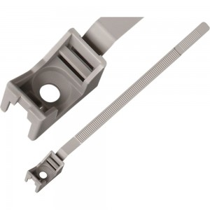 Ремешок-опора для труб и кабеля ЕВРОПАРТНЕР PRNT 16-32 серый, с шурупом и дюбелем, 30 шт. 3001 D