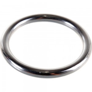 Кольцо ЕВРОПАРТНЕР D45 мм, h-6 мм, полированное, нержав. сталь, 1 шт. G1 0645