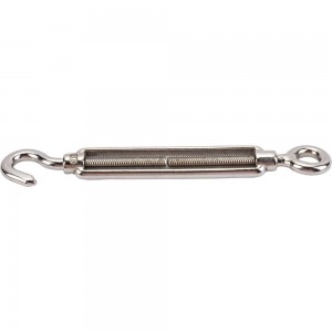 Талреп ЕВРОПАРТНЕР открытый, крюк-кольцо, М8х120, нержав. сталь, 1 шт G1 7248 Талреп ЕВРОПАРТНЕР открытый, крюк-кольцо, М8х120, нержав. сталь, 1 шт G1 7248