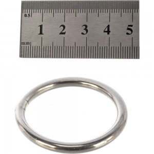 Кольцо ЕВРОПАРТНЕР D40 мм, h-5 мм, полированное, нержав. сталь, 2 шт. G1 0540