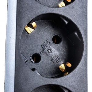 Сетевой фильтр ExeGate SP-3-3B 3 евро с заземлением 3м защита от перегрузки выключатель с подсветкой черный 221179