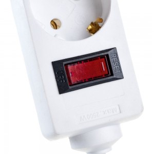 Сетевой фильтр ExeGate SP-3-3W 3евро с заземлением 3м защита от перегрузки выключатель с подсветкой белый 221181