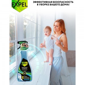 Спрей для мытья стёкол и зеркал Expel морская свежесть, 450мл (10) TS00022