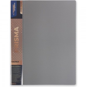 Папка Expert Complete металлический прижим, A4, 700 мкм, 20 мм, PRISMA серебряный, уп. 6 шт. 679367