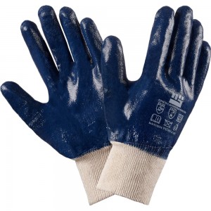 МБС перчатки Фабрика перчаток синие манжет резинка ПЕР-МБС-СНМ-288